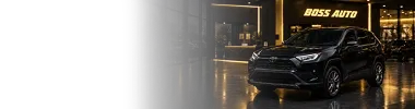 Vůz před autosalonem Boss Auto
